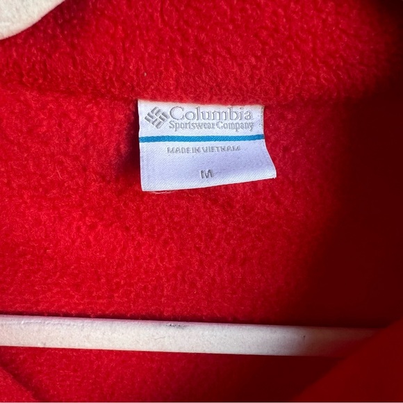 Columbia cherry red fleece - Picture 4 of 4